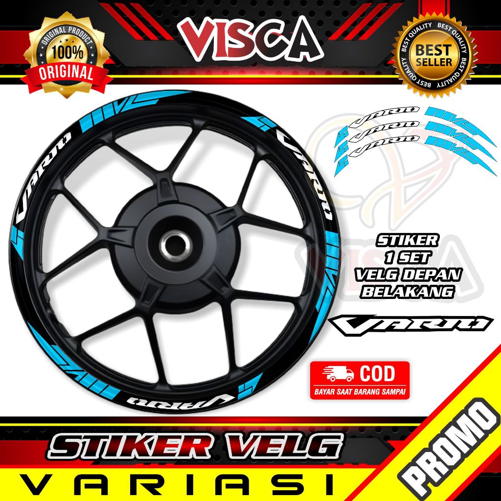 Stiker Velg List Velg Motor Stiker Velg Vario Motif Abstrack