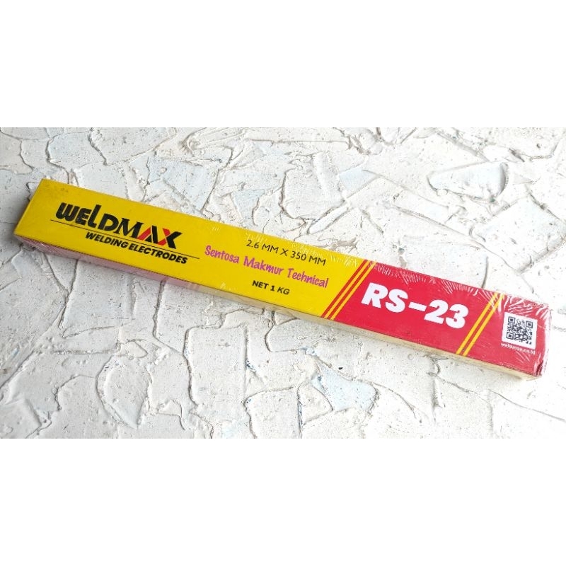 WELDMAX 2.6 MM 1KG Kawat Las Electroda RS-23 AWS E6013 2,6 2,6MM 2.6MM