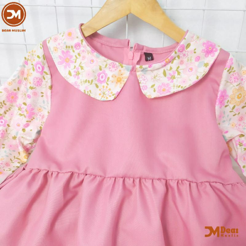 DRESS BAJU MUSLIM GAMIS ANAK KATUN JEPANG ORI