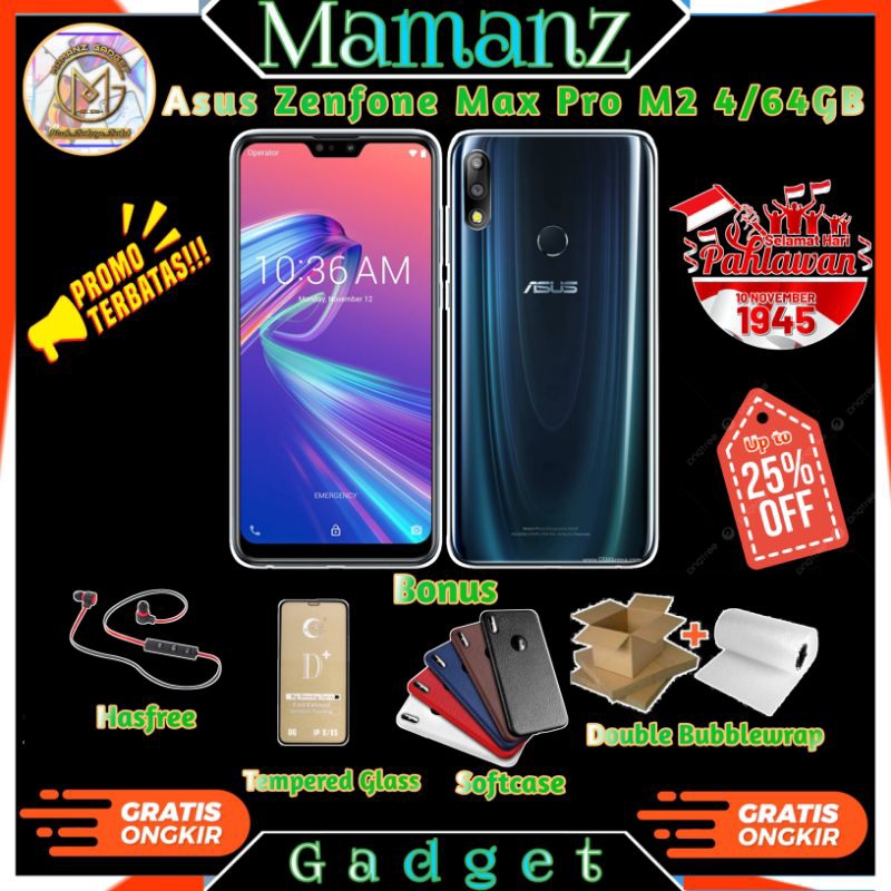 Asus Zenfone Max Pro M2 Ram 4/64Gb ex Resmi murah