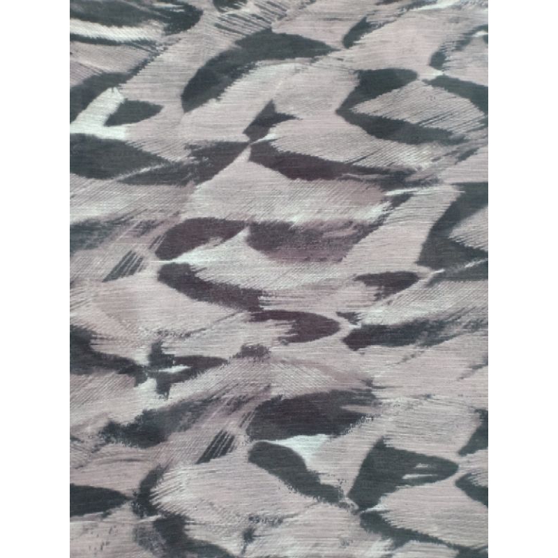 CERUTI CRINGKLE MOTIF ABSTRAK HITAM (REQ PANJANG 50 CM = Rp 11.500)