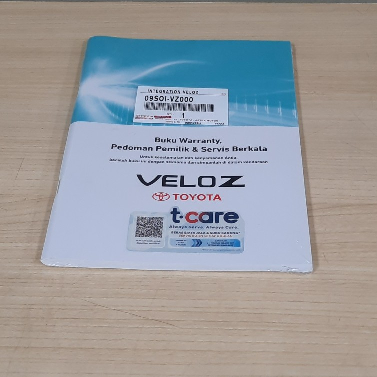 Buku Manual Pedoman Pemilik Integration Book New Avanza Veloz Original