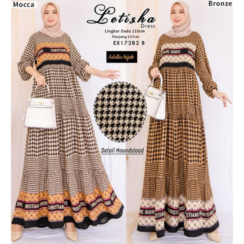 LETHISA DRESS GAMIS WANITA CHRISTIAN DIOR BEST SELLER