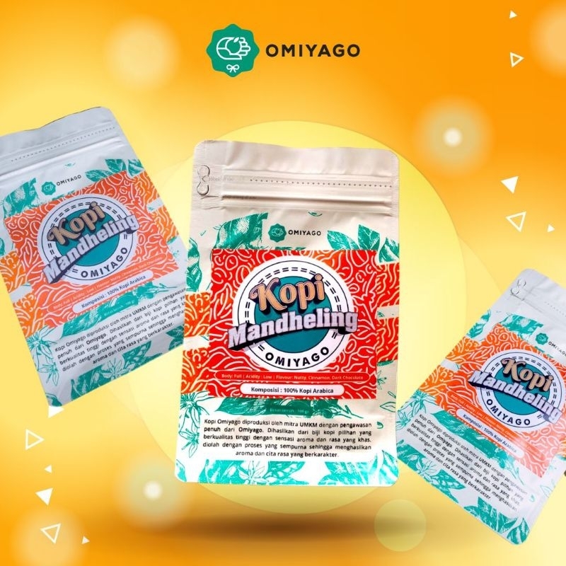 

Omiyago Kopi Bubuk Arabika King Mandheling 100 gr