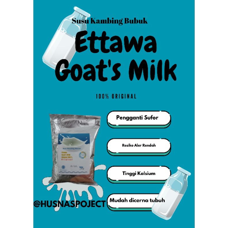 

Ettawa Etawa Goat's Milk 100% Original Susu Kambing Bubuk