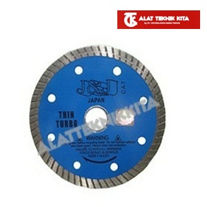 Diamond Wheel / Mata Potong Keramik 4" Turbo Thin J & J / J&J / JJ