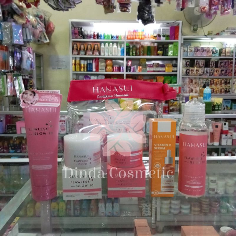 Hanasui satu paket skincare lengkap 5in1