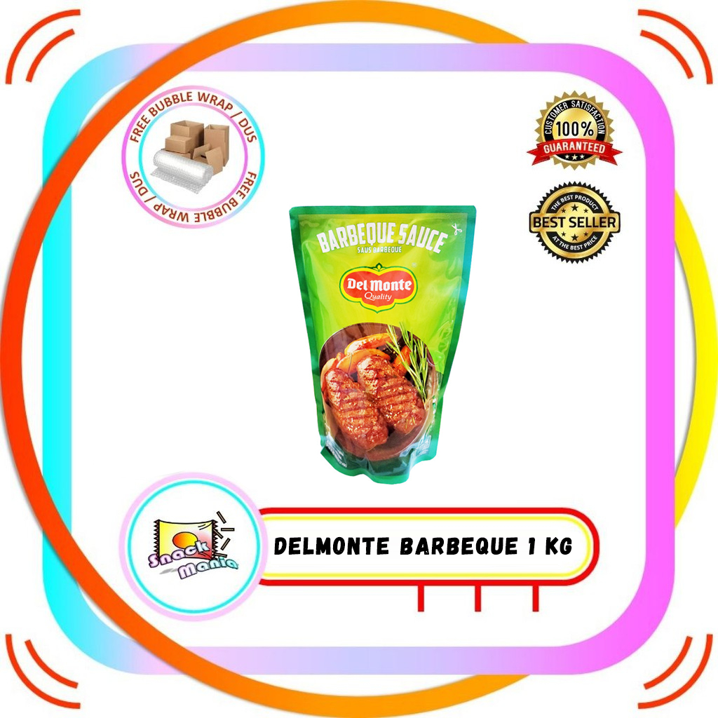 Delmonte Barbeque Sauce 1 kg Saus BBQ Saos Barbecue