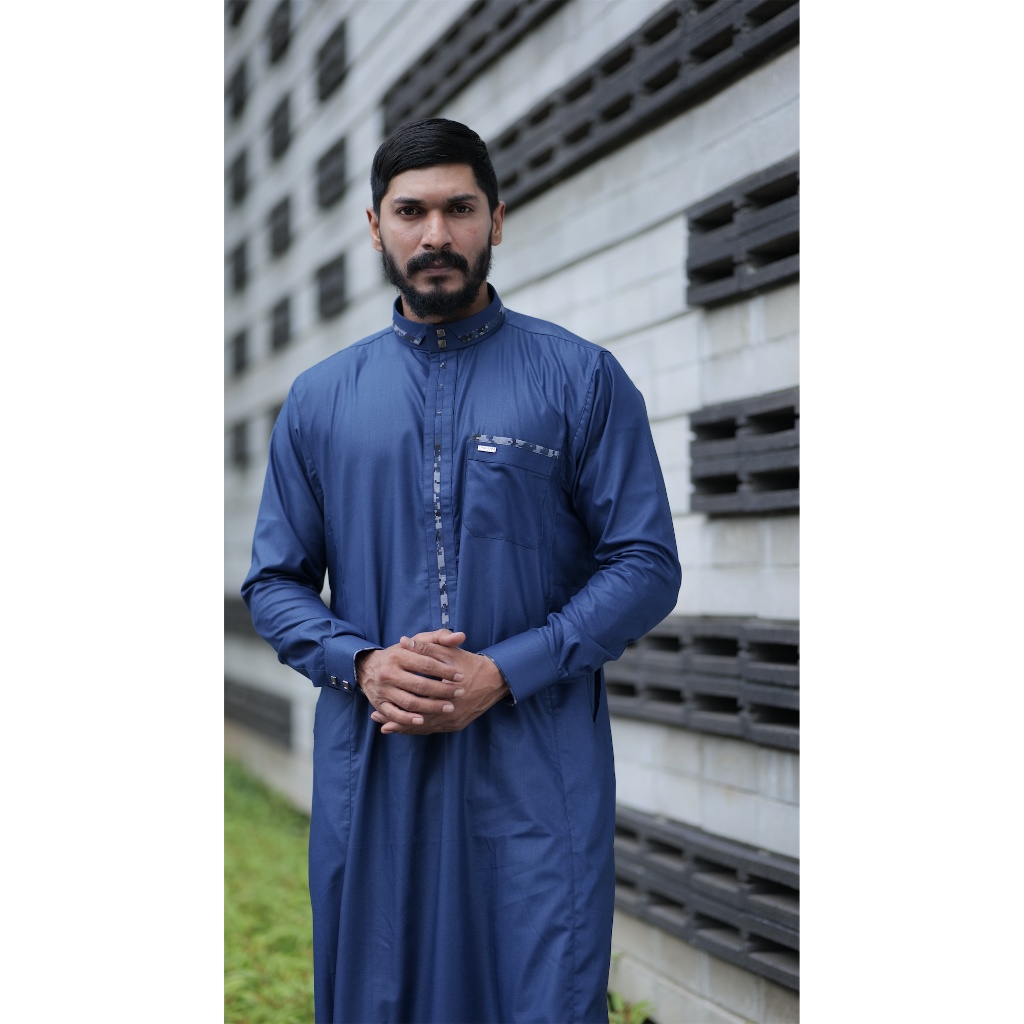 Shahama Thobe Exclusive SH-100 Navy