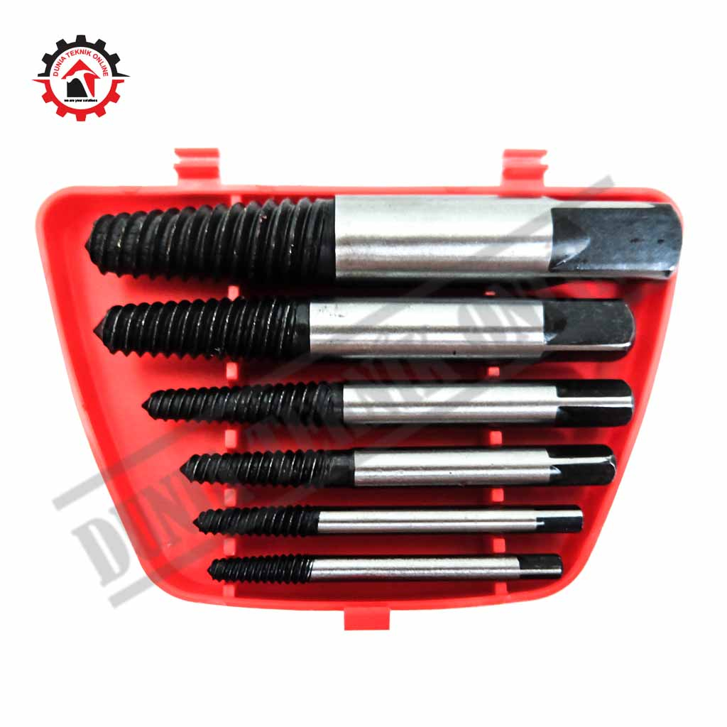 Hand Tap Balik / Screw Extractor Set GRIP-ON Pembuka Baut Sekrup Rusak