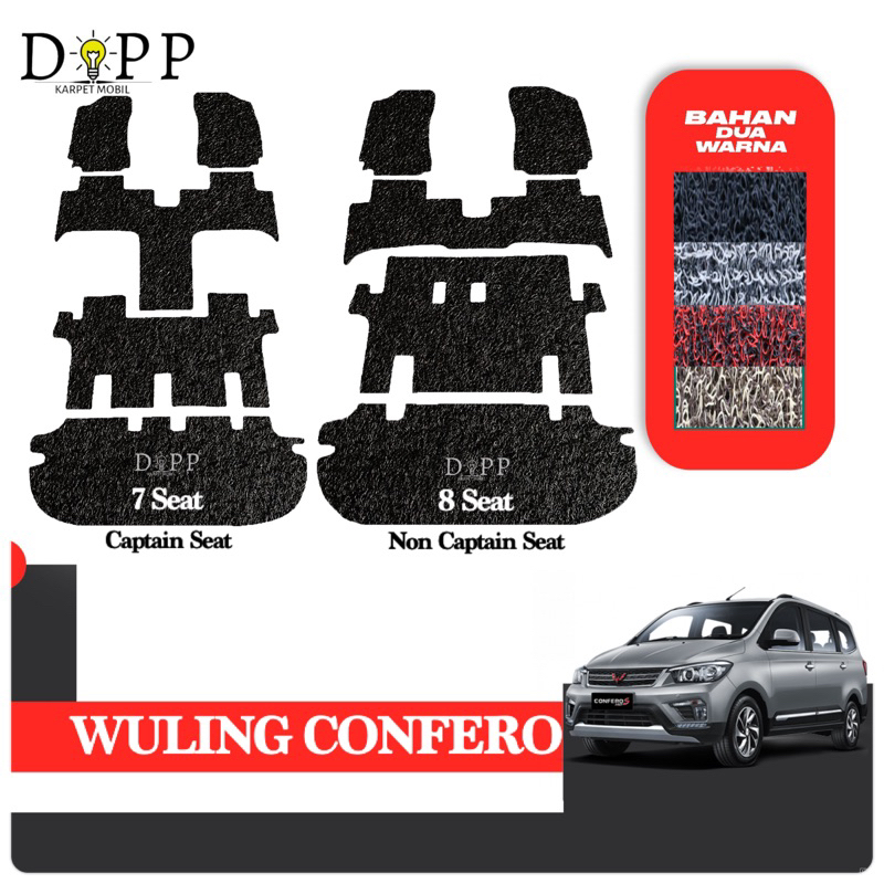 Karpet Wuling Confero / Karpet Mobil Mie Wuling Confero Bahan Premium