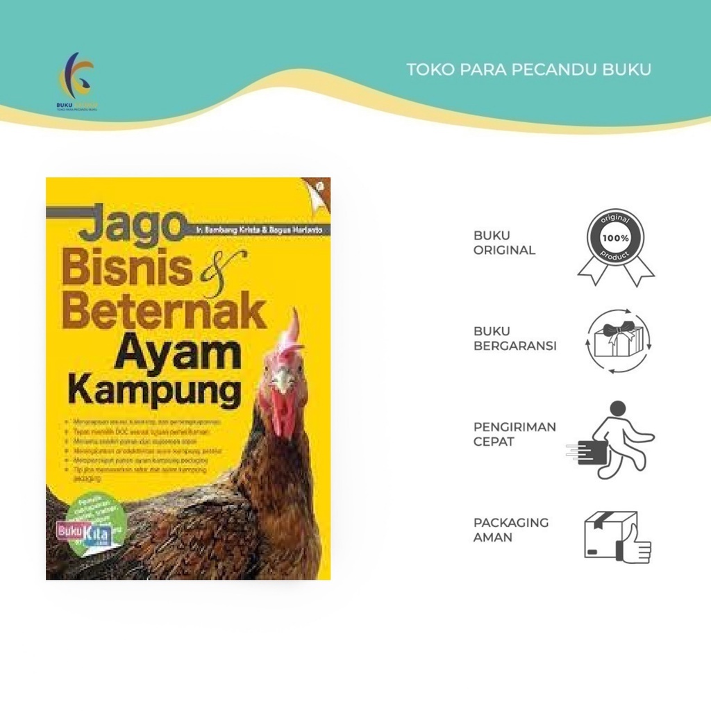 Buku Agribisnis - Jago Bisnis & Beternak Ayam Kampung -  Agromedia Pustaka - BukuKaluku