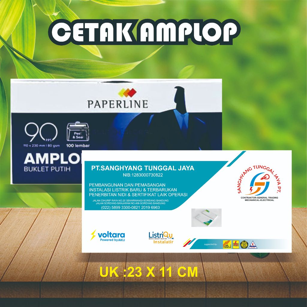 

PRINT/CETAK INSTANT AMPLOP DL 104pps, 110pps dan 90 pps