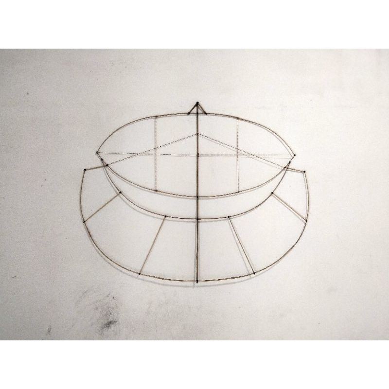 RANGKA LAYANGAN PEGON LUDOYO UKURAN 120CM