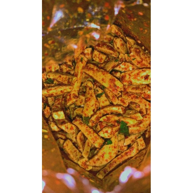 

Basreng pedas daun jeruk