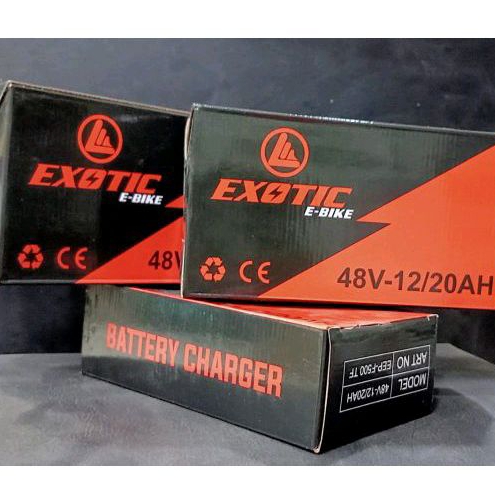 Charging Smart/Charger Sepeda Listrik 48volt 12ah/20ah - EXOTIC