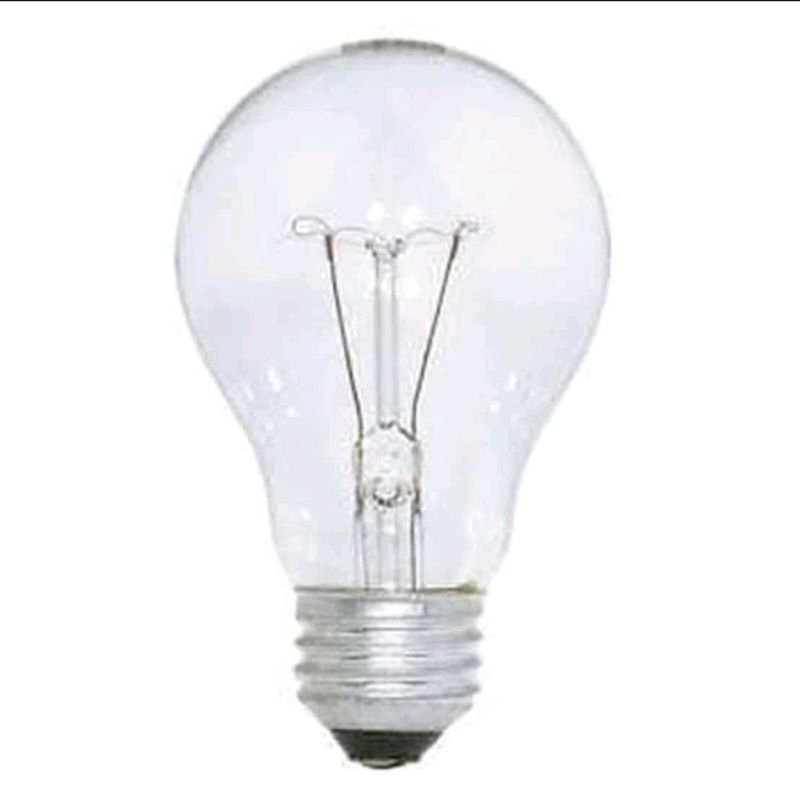 bohlam / lampu kuning / lampu lama / lampu ayam / bolam kuning ( 60watt 75watt 100watt )