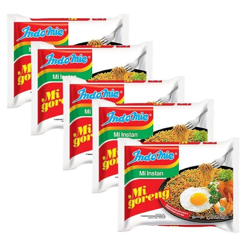 

MIE GORENG INDOMIE ECERAN 5PCS