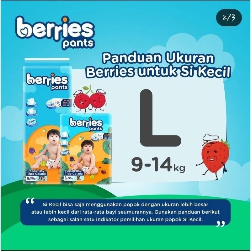 POPOK Berries Baby pants