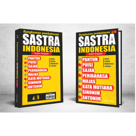 Buku Rangkuman Pembahasan Sastra Indonesia Super Lengkap