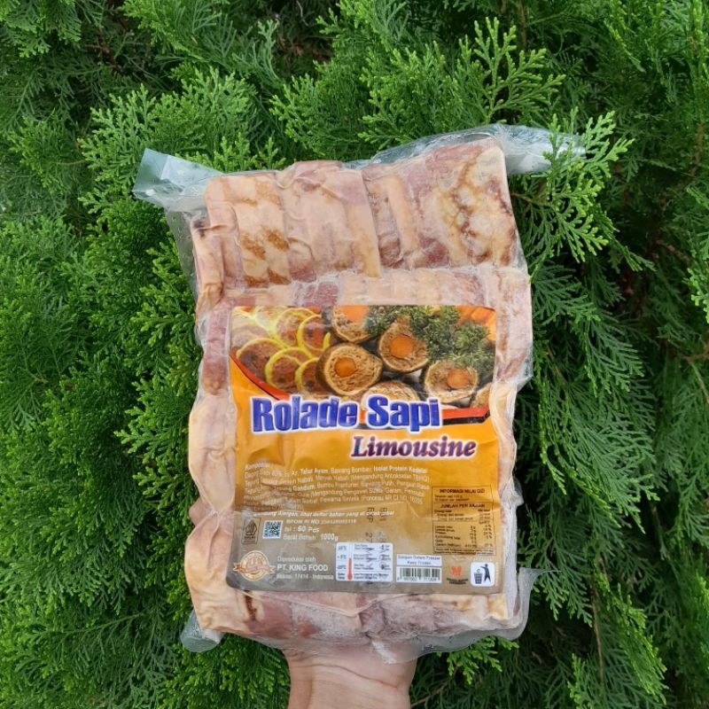 

Rollade Rolade Daging Sapi Limousine Sapi Fiva Roll Frozen 1kg Halal