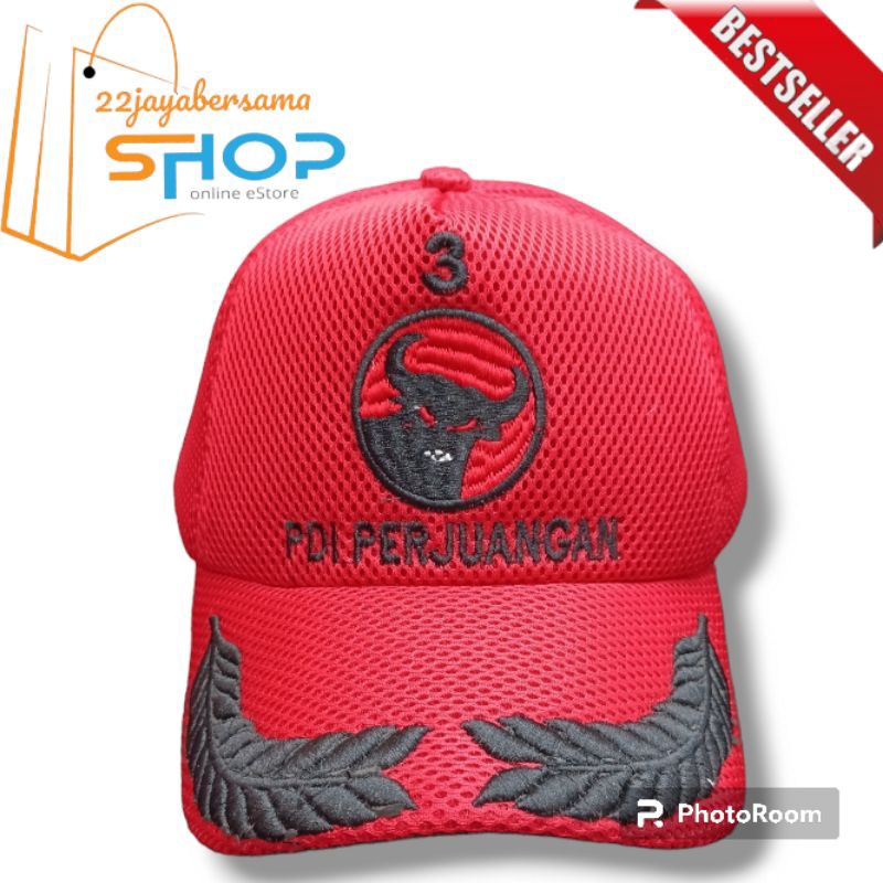 Topi PDI Perjuangan terbaru