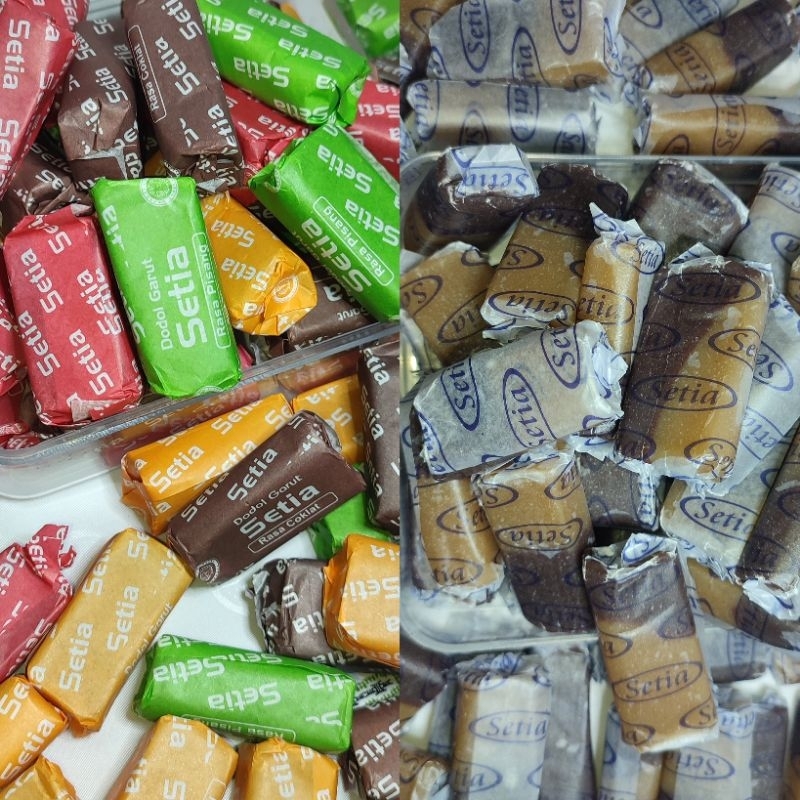 

Dodol kombinasi coklatsusu/dodol batik aneka rasa campur