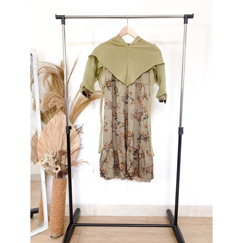 Gamis Anak Motif Bunga Bunga