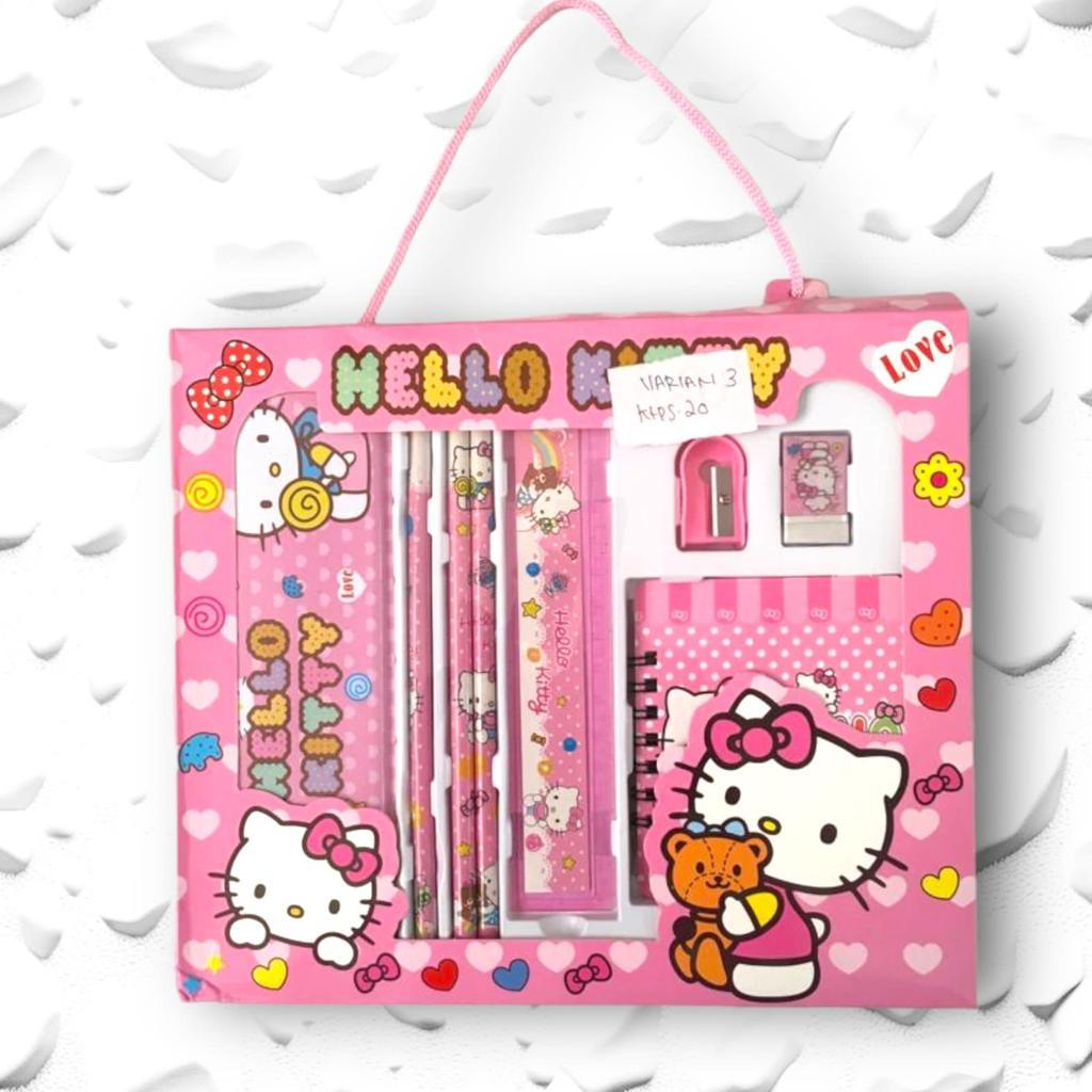 

[BABYKIDS](KTPS.20)KOTAK PENSIL SETT / STUDY SET STATIONERY SET ALAT TULIS SEKOLAH ANAK SET ATK MOTIF