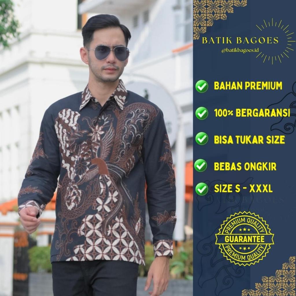 Batik Pria Lengan Panjang Premium Kemeja Batik Pria Original