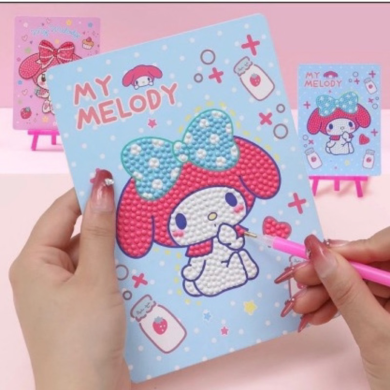 

STIKER DIY DIAMOND PAINTING STICKER DIAMOND MAINAN ANAK MOTIF KUROMI CINNAMONROLL POMPOMPURIN POCHACCO MELODI SANSANWAWA