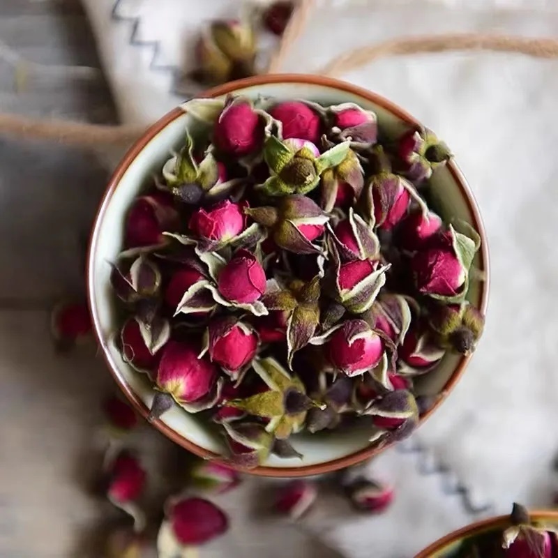 

Golden Edge Rose Bud Flower Tea / Teh Bunga Mawar Emas / Golden Rose Tea