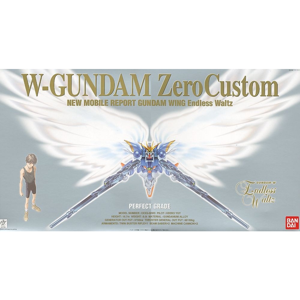 PG 1/100 Perfect Grade Wing W Gundam Zero Custom Endless Waltz Bandai