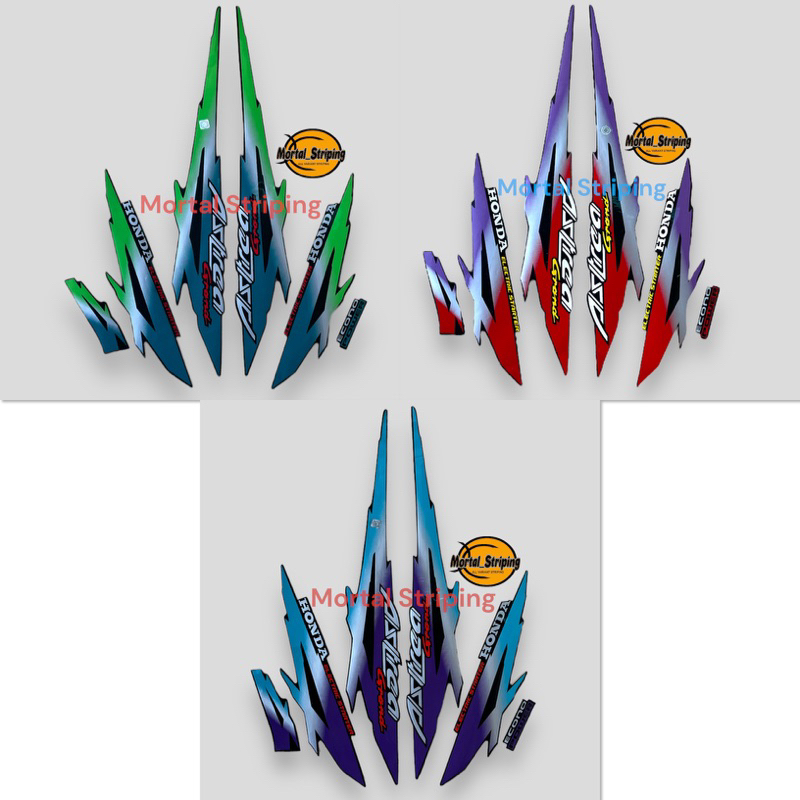 STIKER STRIPING LIS BODY MOTOR ASTREA GRAND 1994 1995