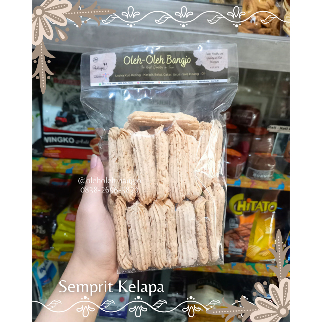 

SEMPRIT KELAPA - SAGU KELAPA-OLEH OLEH BANGJO - ROTI KELAPA