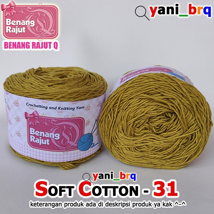 SOFT KATUN BALI SC 31 GOLD yani_brq TOKO BENANG RAJUT Q