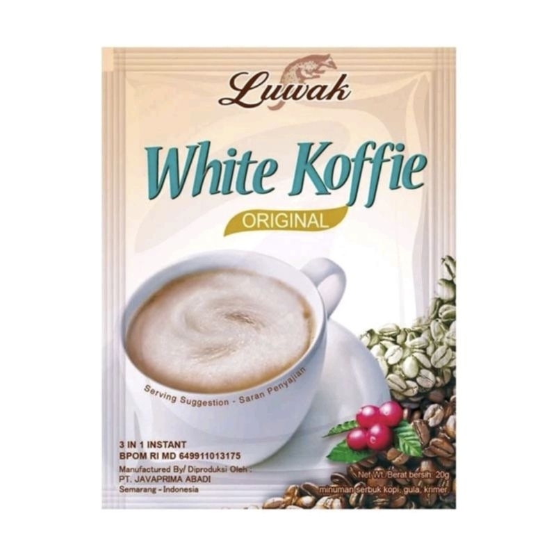 

Luwak White Coffee 10×20gr