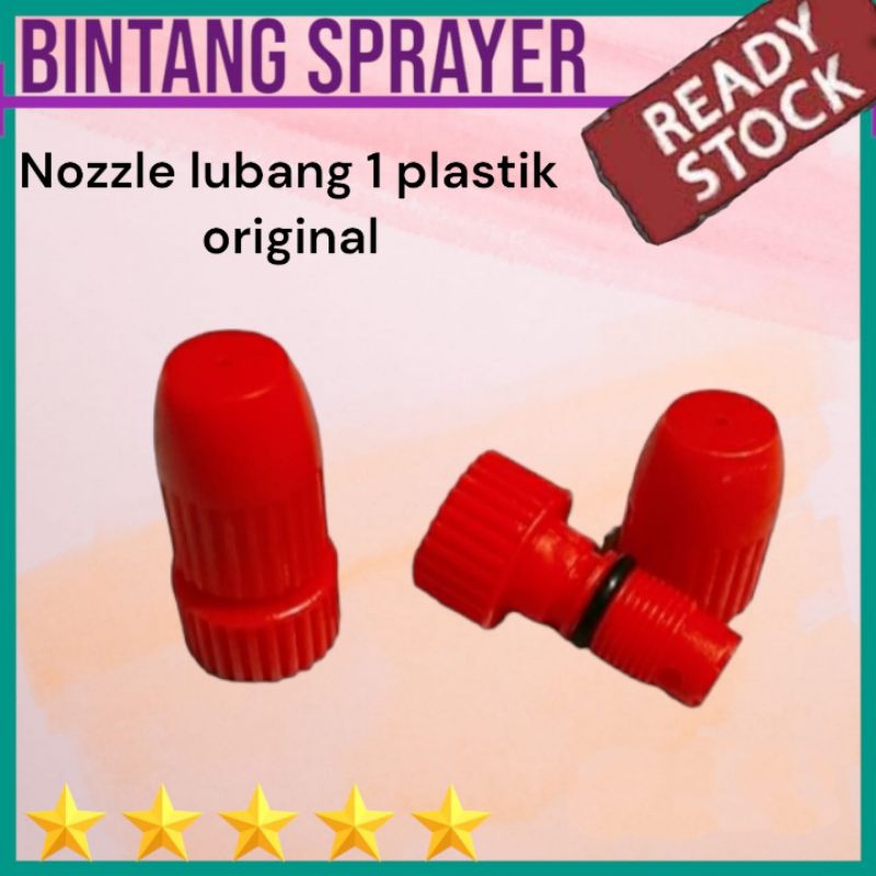 Nozzle sprayer swan lubang 1 plastik