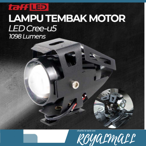 Lampu Tembak Motor Transformer LED Cree U5 1098lm Cool White / Lampu Tembak Sorot Motor Depan Super 
