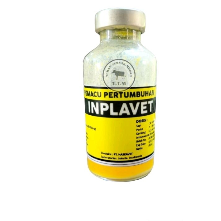 Original inplavet inj 10 mL - inplavet pemacu pertumbuhan sapi kambing- pemacu penggemukan sapi -pem