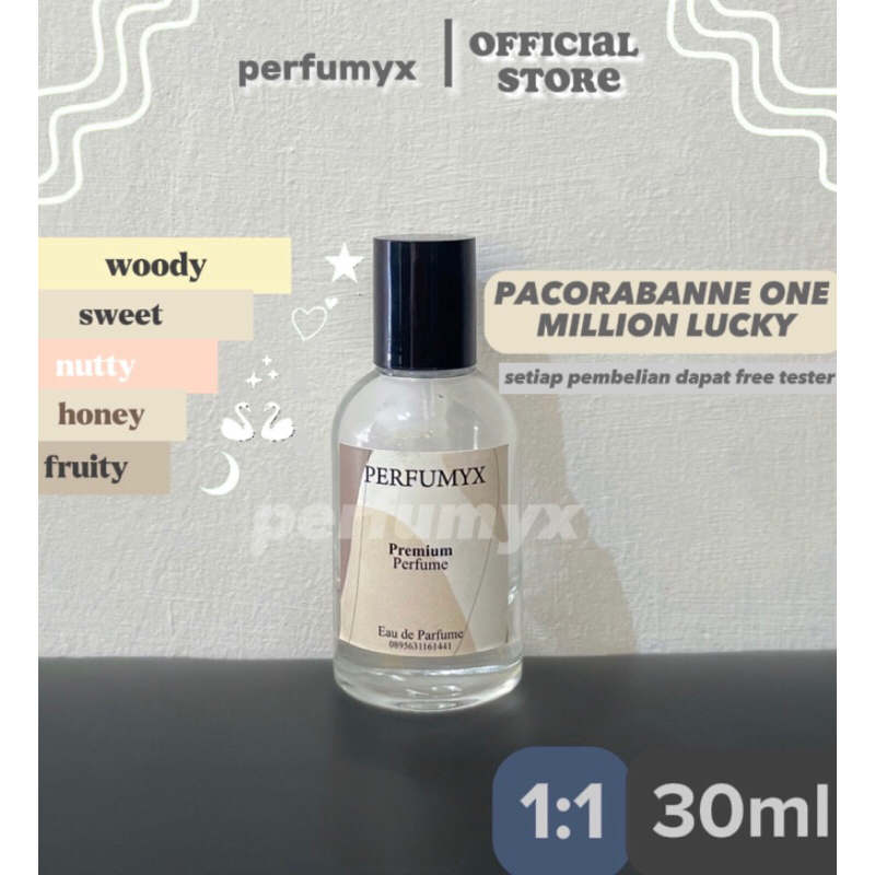1 MILLION LUCKY PACO BY PERFUMYX - Parfum Pria 30ML, 50ML, 100ML KUALITAS PREMIUM