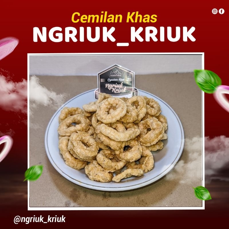 

makanan ringan Klanting Udang cemilan khas keripik kerupuk