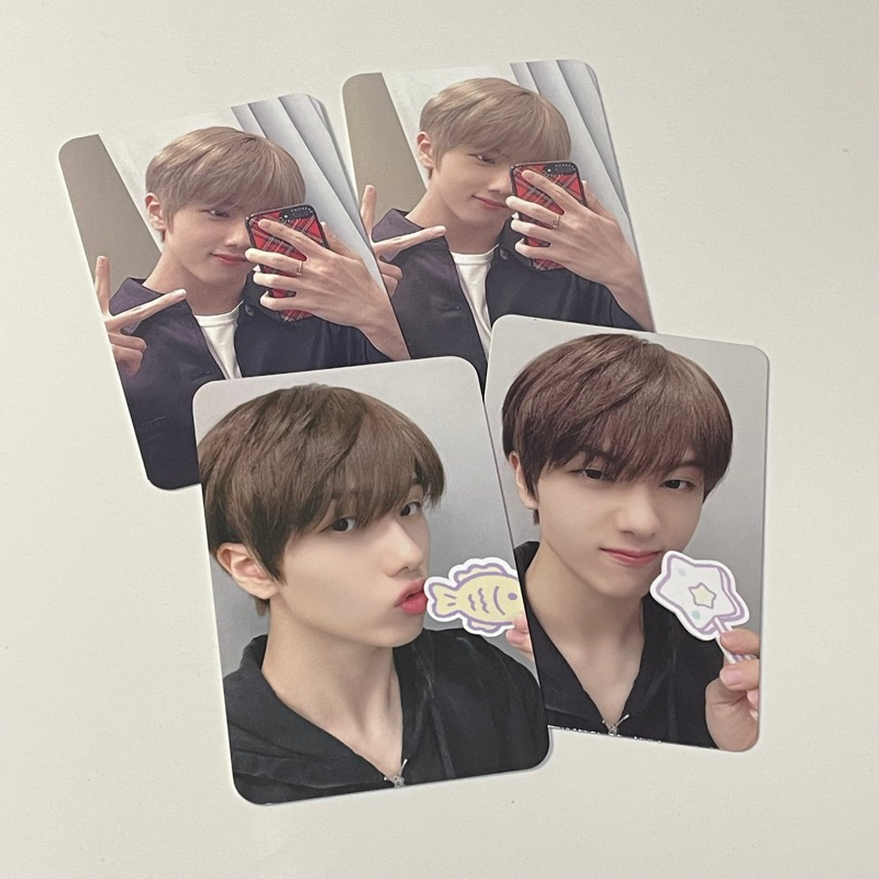 jisung sanrio glass cup pc only clear sticker cahol nct dream photocard pc kpop merch official