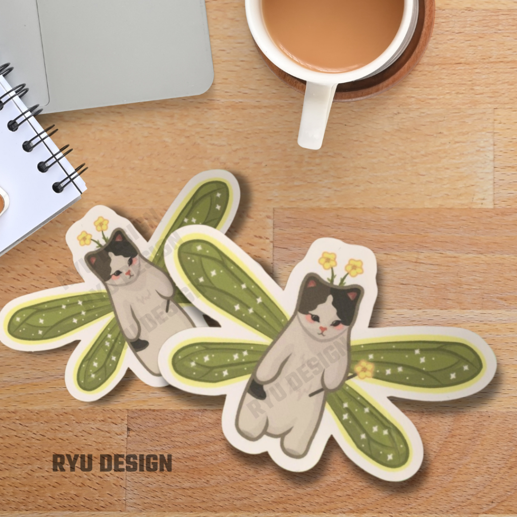 

Fairy Cat Sticker Kucing Peri Lucu Gemoy