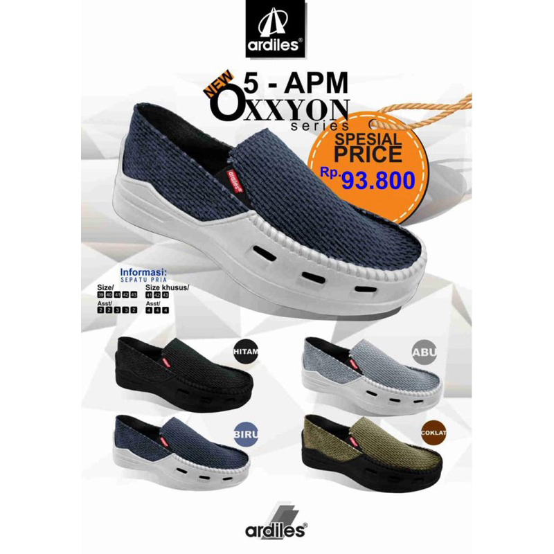 Sepatu Slip On Pria Ardiles Sepatu Slop Pria Ardiles Phylon Ringan Original