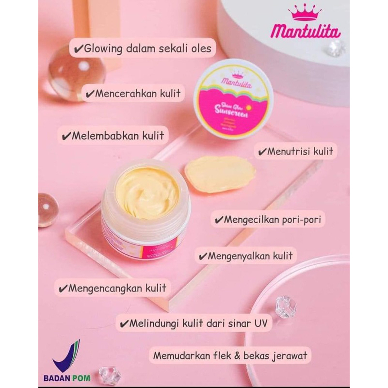 Mantulita Sunscreen Glow BPOM