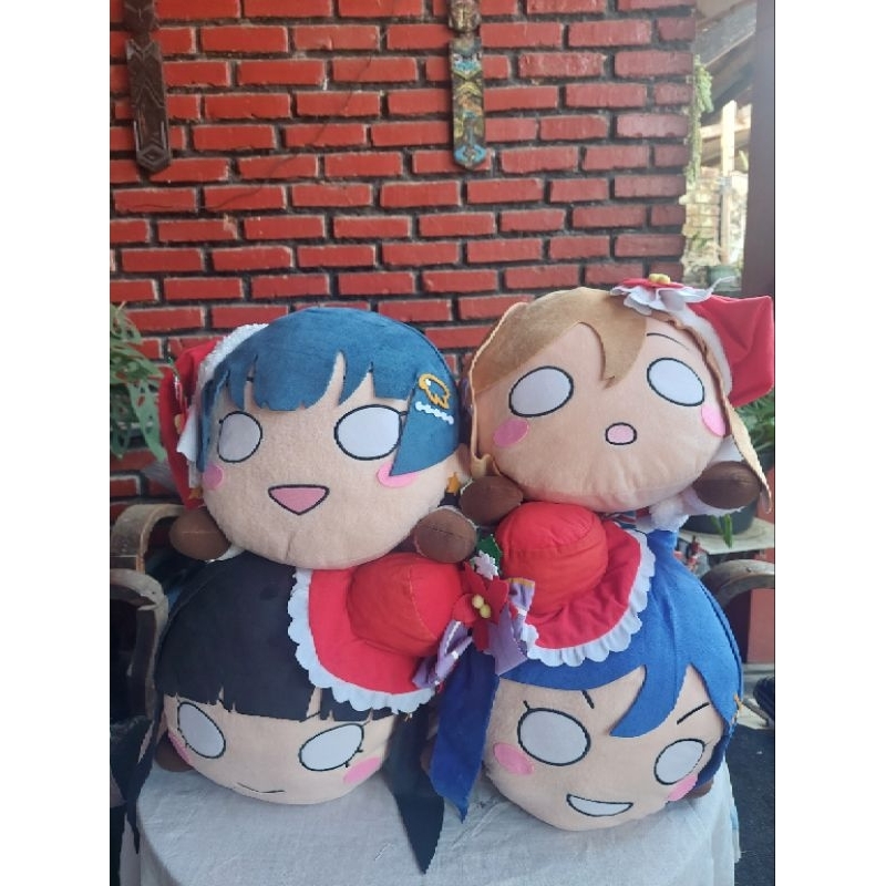 Boneka Nesoberi Jumbo Tiduran Love Live Sunshine Santa Girl Version