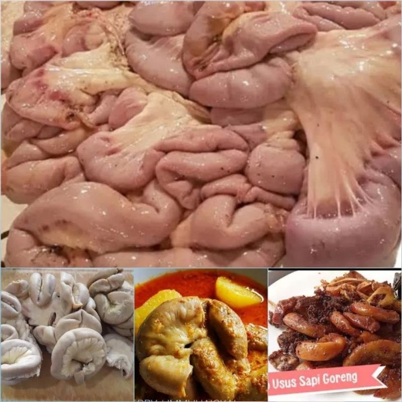 Jeroan Usus Sapi 1kg