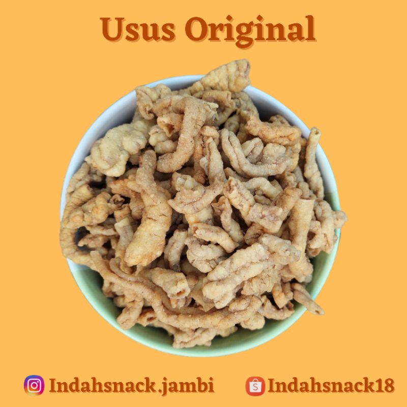 

USUS AYAM CRISPY 100 GR | KERIPIK USUS ORIGINAL CRISPY | KERIPIK USUS GORENG CRISPY | USUS AYAM ORIGINAL