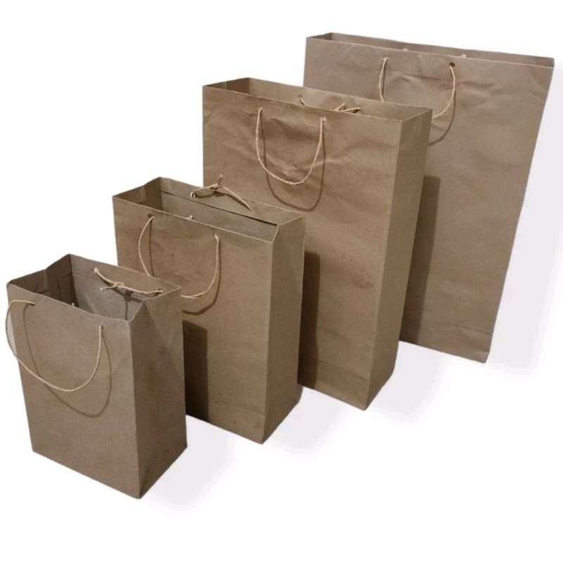 

Paperbag Polos Uk 20x25x8cm - Paper Bag - Tas Kertas - Tas Souvenir